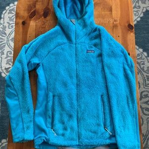 Patagonia fleece hooded jacket!